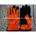 Synthetic Leather Glove-Working Leather Glove-Cheap Glove-Labor Glove-Machanic Glove